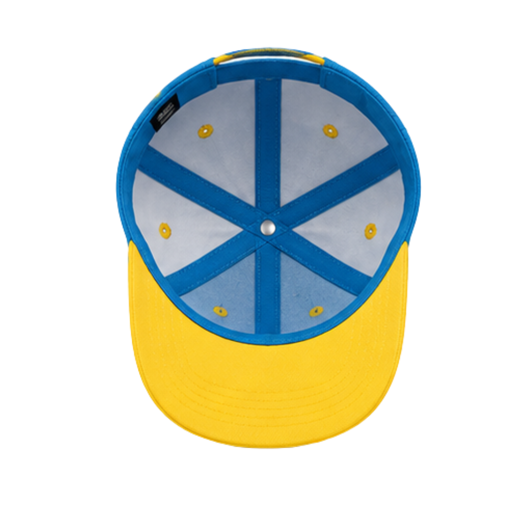 Toys and Stuff Kids Baseball Cap – Adjustable Blue & Yellow Adventure Hat